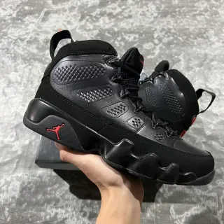 Air Jordan 9 Black Red Basketball Shoes
