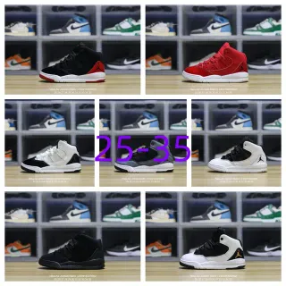 Air Jordan Black Red High-Top Padded Collar Basketball Shoes