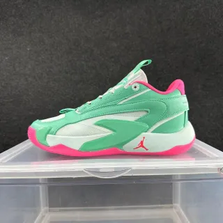 Air Jordan Delta Green Pink Sculpted Chunky Sneakers