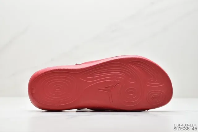 Air Jordan Slide Red Black Slippers 2
