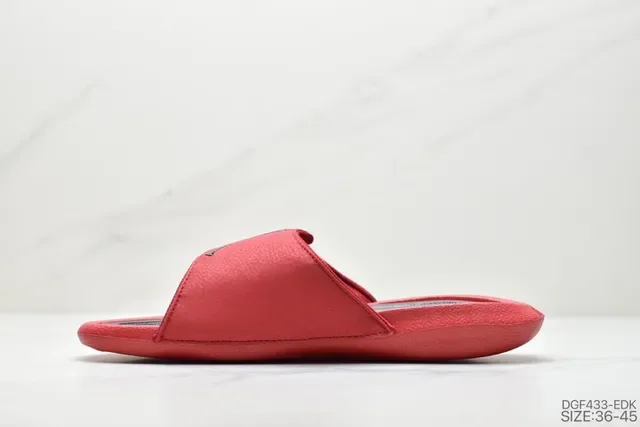 Air Jordan Slide Red Black Slippers 4