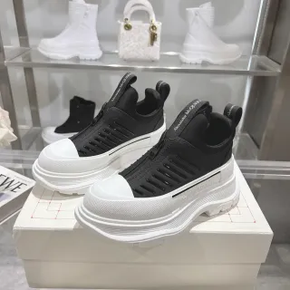 Alexander McQueen Oversized Sneaker Black and White Chunky Sneakers