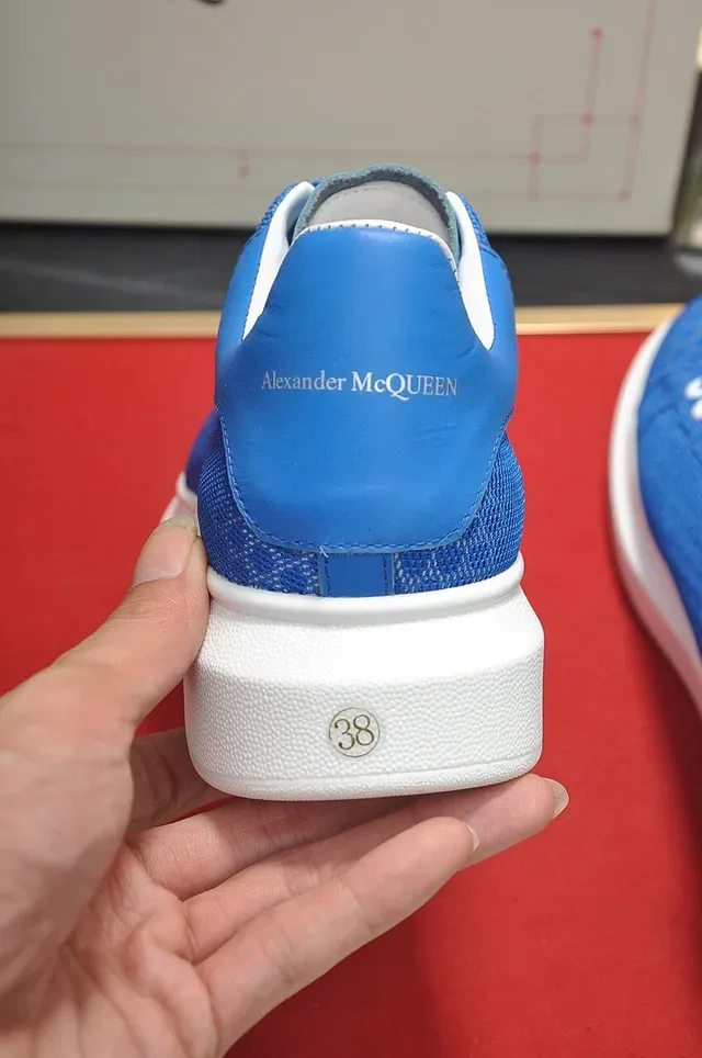 Alexander McQueen Oversized Sneaker Blue Textured Upper Lifestyle Sneakers 2