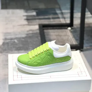 Alexander McQueen Oversized Sneaker Lime Green White Lifestyle Sneakers