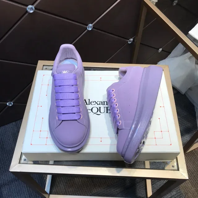 Alexander McQueen Oversized Sneaker Purple Monochrome Lifestyle Sneakers 7