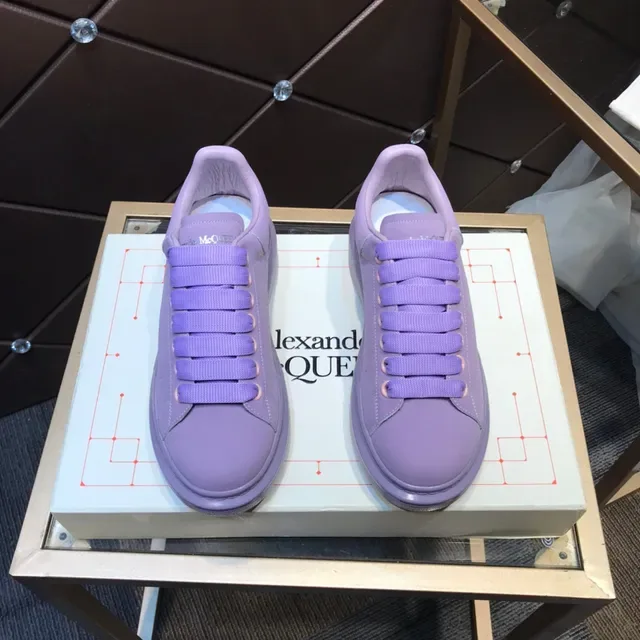Alexander McQueen Oversized Sneaker Purple Monochrome Lifestyle Sneakers 9