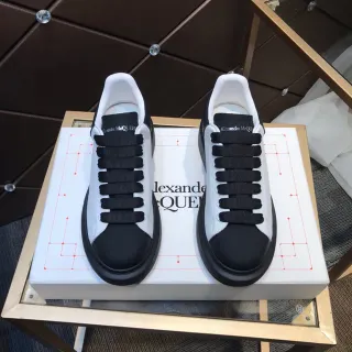 Alexander McQueen Oversized Sneaker White Black Lifestyle Sneakers