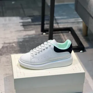 Alexander McQueen Oversized Sneaker White Black Mint Green Lifestyle Sneakers