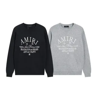Amiri 印花圆领毛衣