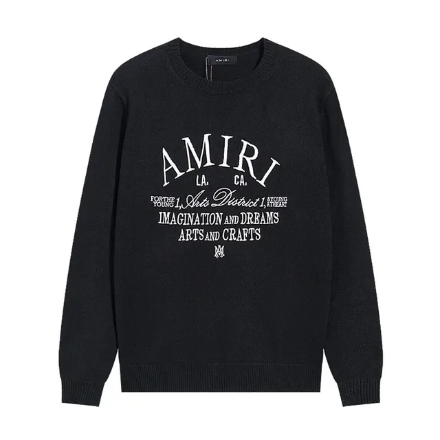 Amiri Graphic-Print Crewneck Sweater 4