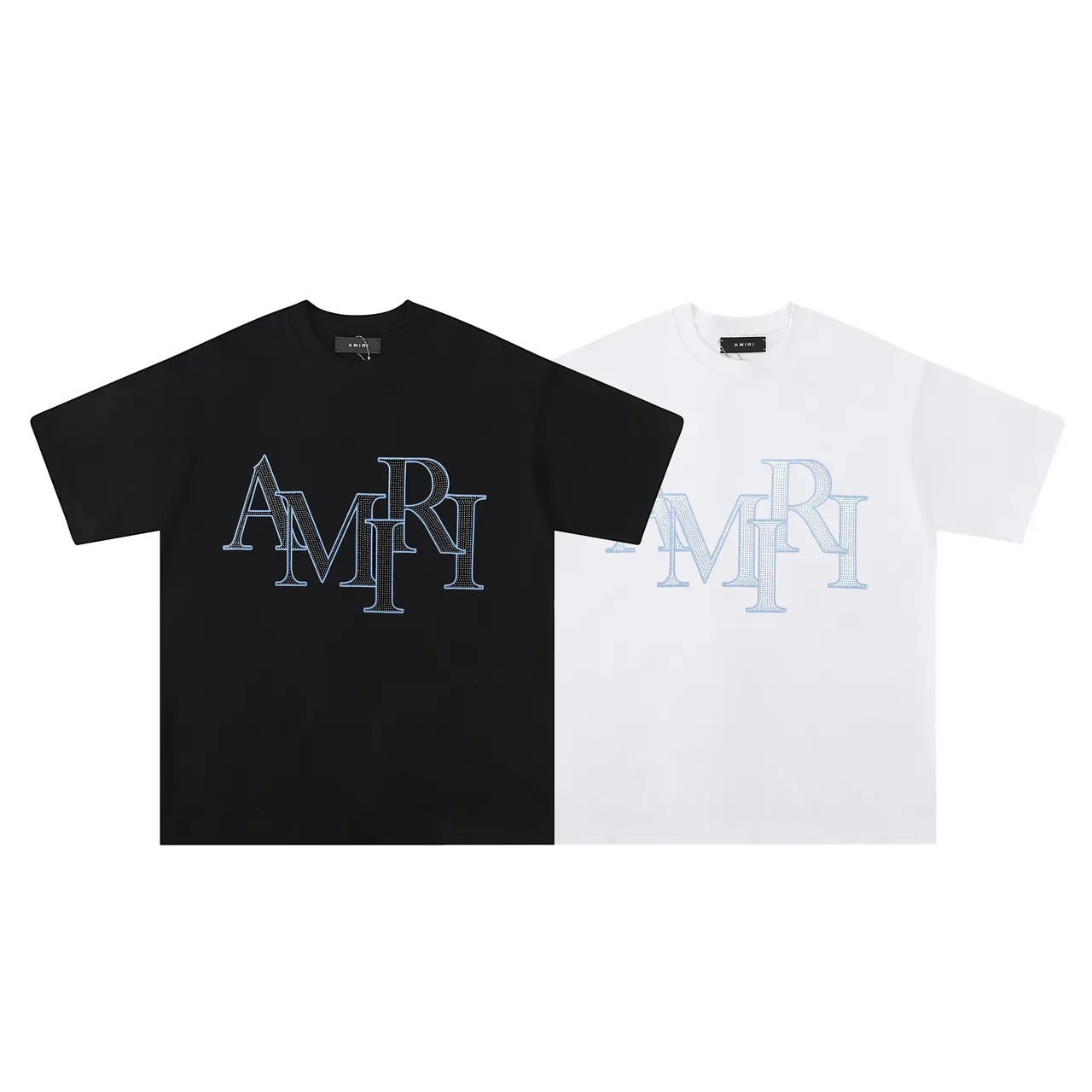 Amiri Logo-Embellished Rhinestone T-Shirt 6