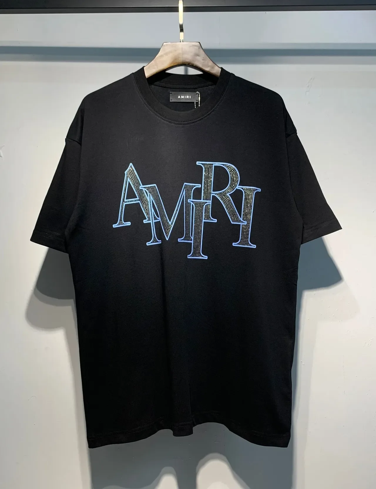 Amiri Logo-Embellished Rhinestone T-Shirt 13