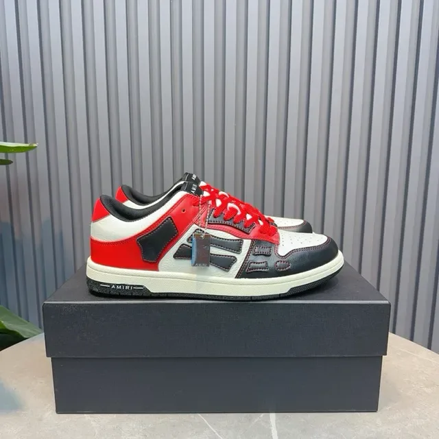 Amiri MA Court Rouge Blanc Noir Sneakers Lifestyle 5