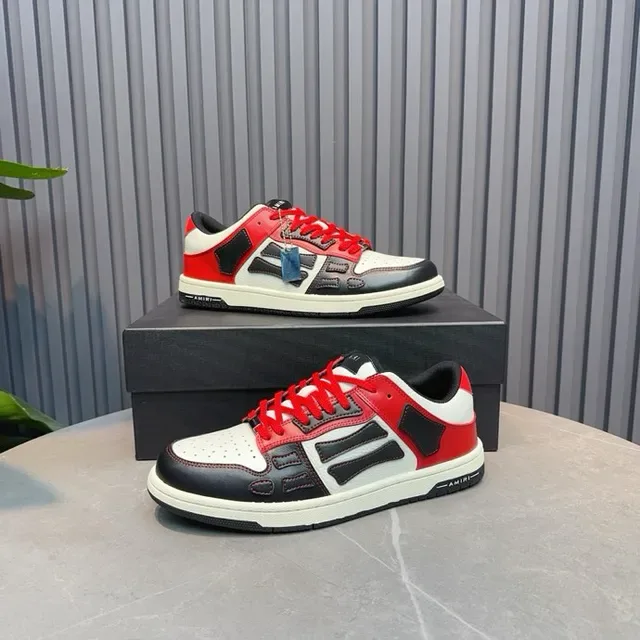 Amiri MA Court Rouge Blanc Noir Sneakers Lifestyle 6