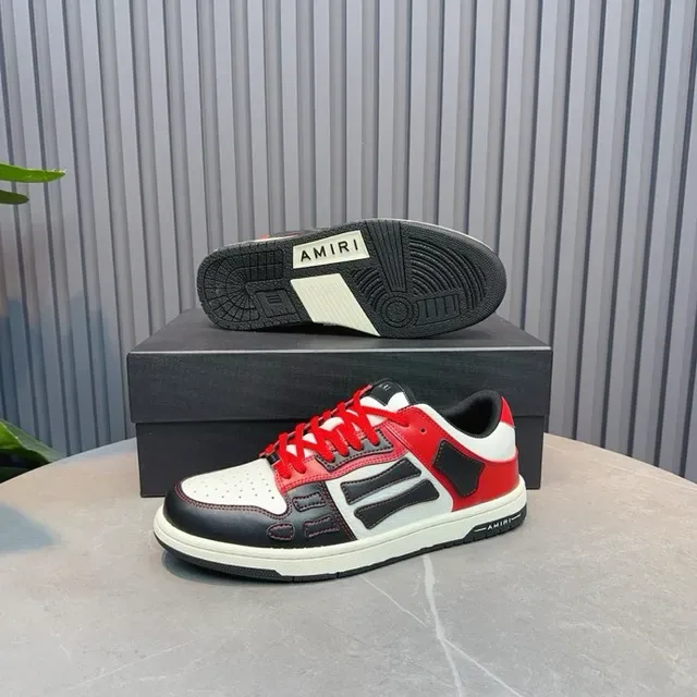 Amiri MA Court Rouge Blanc Noir Sneakers Lifestyle 7