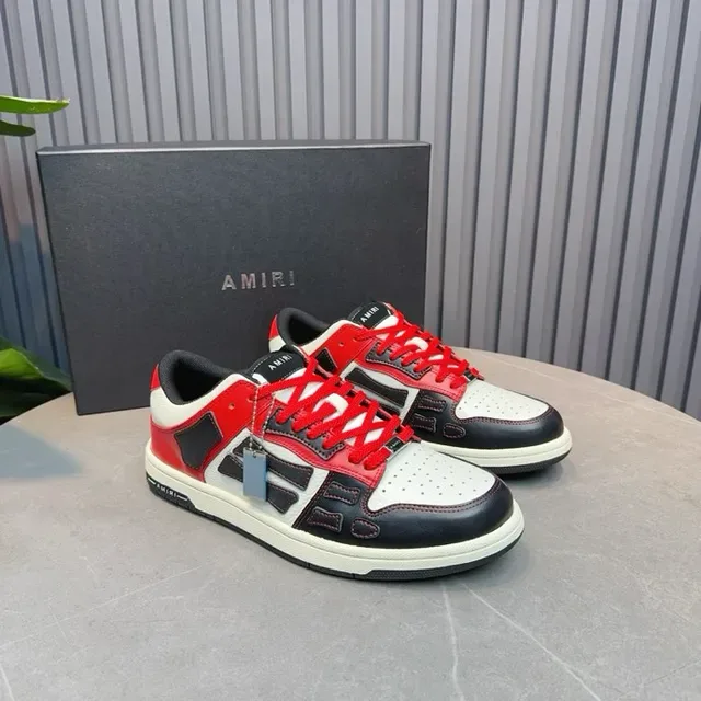 Amiri MA Court Rouge Blanc Noir Sneakers Lifestyle 8