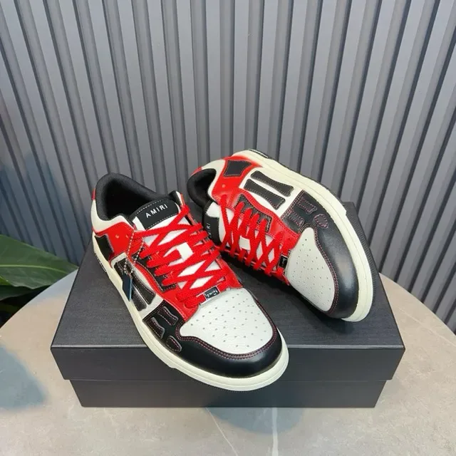 Amiri MA Court Rouge Blanc Noir Sneakers Lifestyle 9