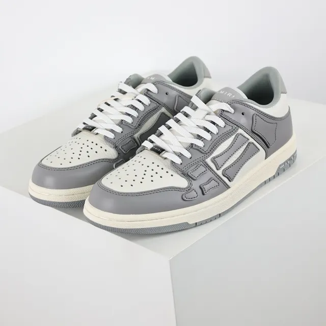Amiri Skel Top Gray and Cream Lifestyle Sneakers 2
