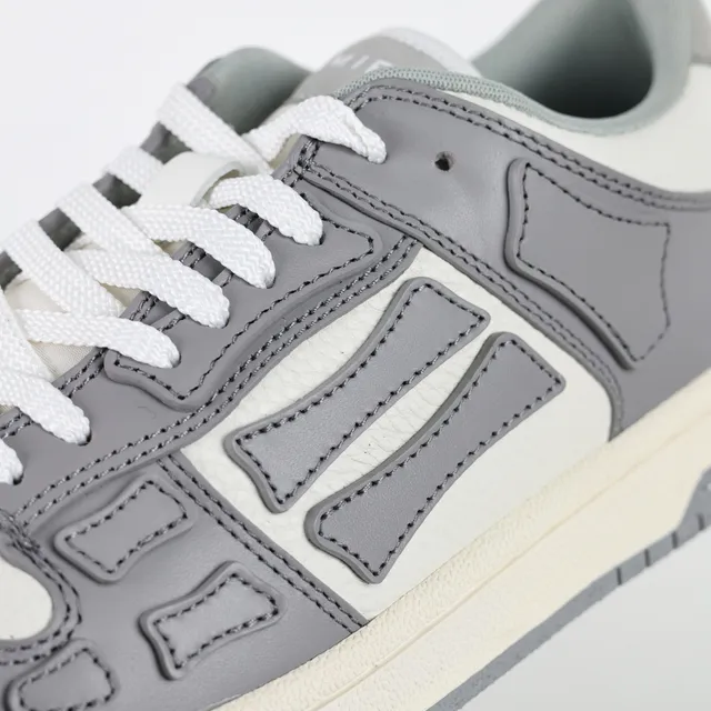 Amiri Skel Top Gray and Cream Lifestyle Sneakers 6
