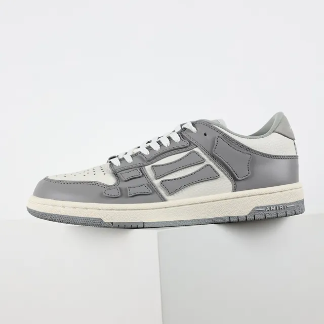 Amiri Skel Top Gray and Cream Lifestyle Sneakers 9