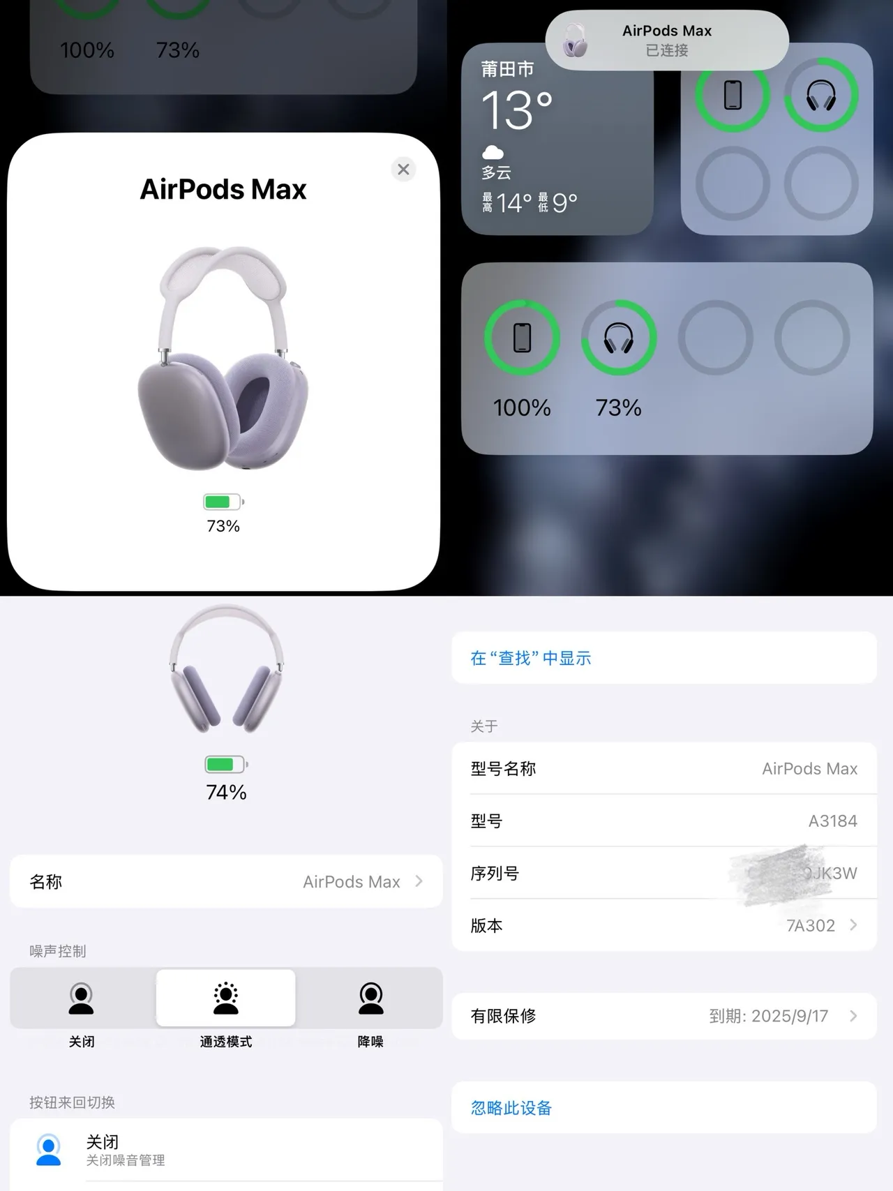Apple AirPods Max Lavender Over-ear Headphones 11