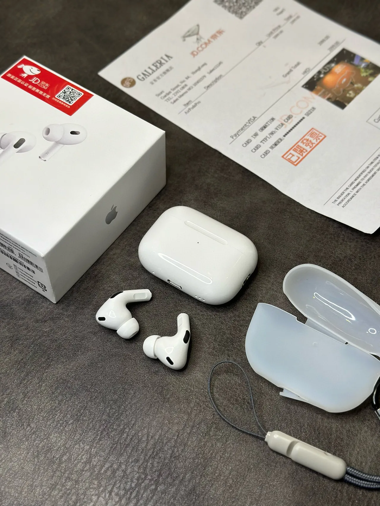 Apple AirPods Pro White Compact Stem Design Silicone Ear Tips TWS Earbuds 6