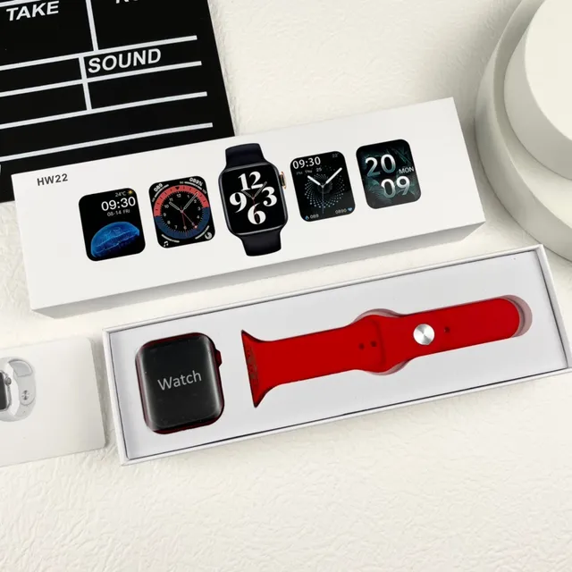 Apple SE Funda Cuadrada Roja Negra Carcasa de Aluminio Reloj Deportivo 3