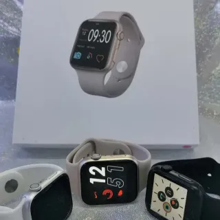 Apple Watch Gray Black Rectangular Display Digital Crown Control Sports Watch