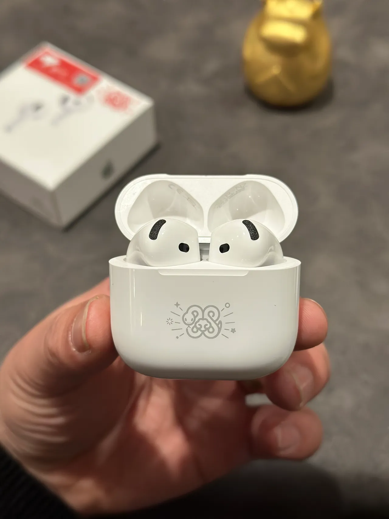 Apple White Black Stem-Style Open-Fit TWS Earbuds 11