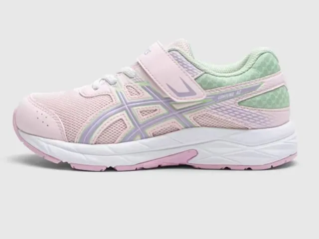 ASICS أسود ذهبي أحذية جري منخفضة الكعب مع وجه علوي شبكي وصناعي 23