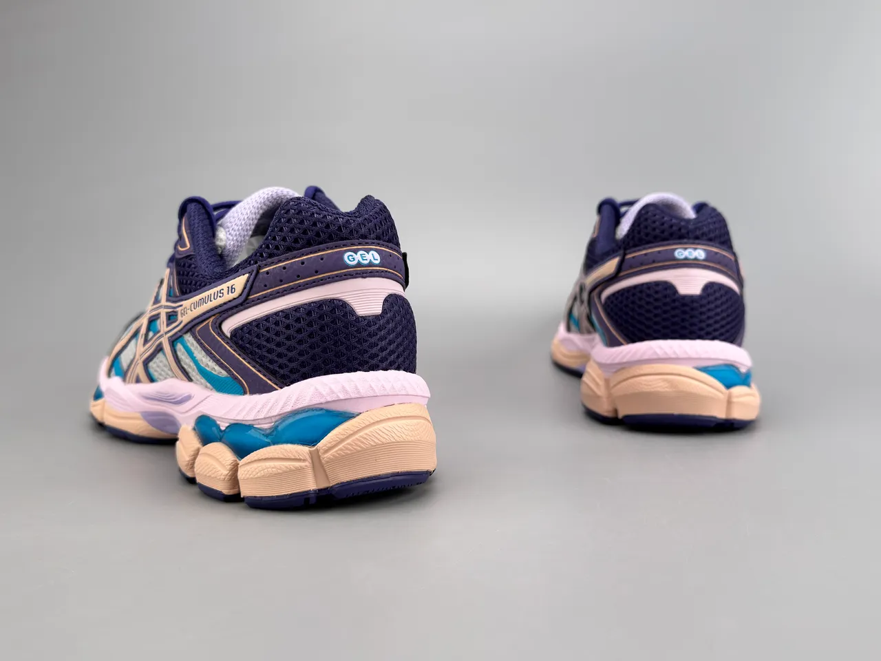 ASICS Gel-Cumulus 16 violet turquoise rose chaussures de course 5