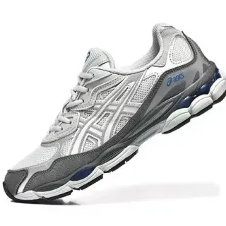 ASICS Gel-Kayano Gray and Blue Lifestyle Sneakers
