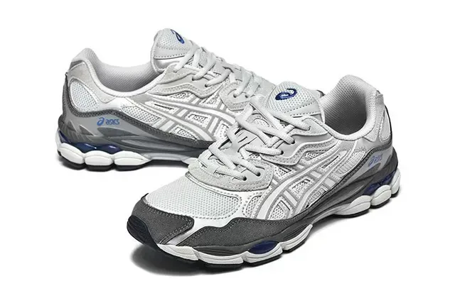 ASICS Gel-Kayano Gris et Bleu sneakers lifestyle 3