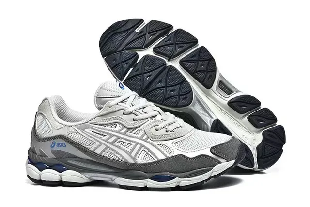 ASICS Gel-Kayano Gris et Bleu sneakers lifestyle 4