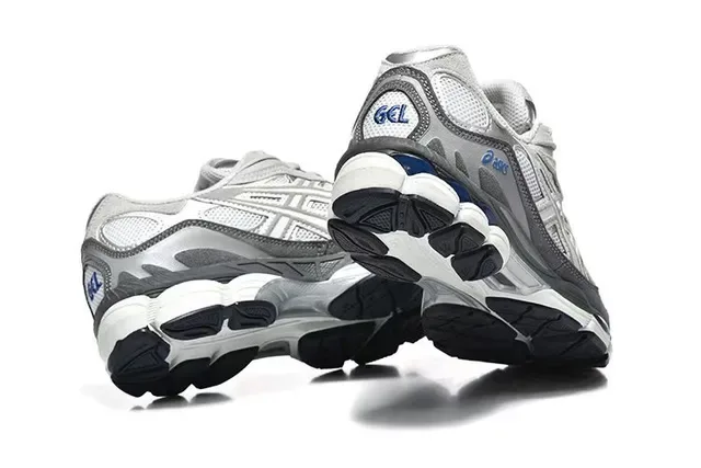 ASICS Gel-Kayano Gris et Bleu sneakers lifestyle 5