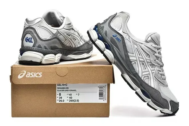 ASICS Gel-Kayano Gris et Bleu sneakers lifestyle 6