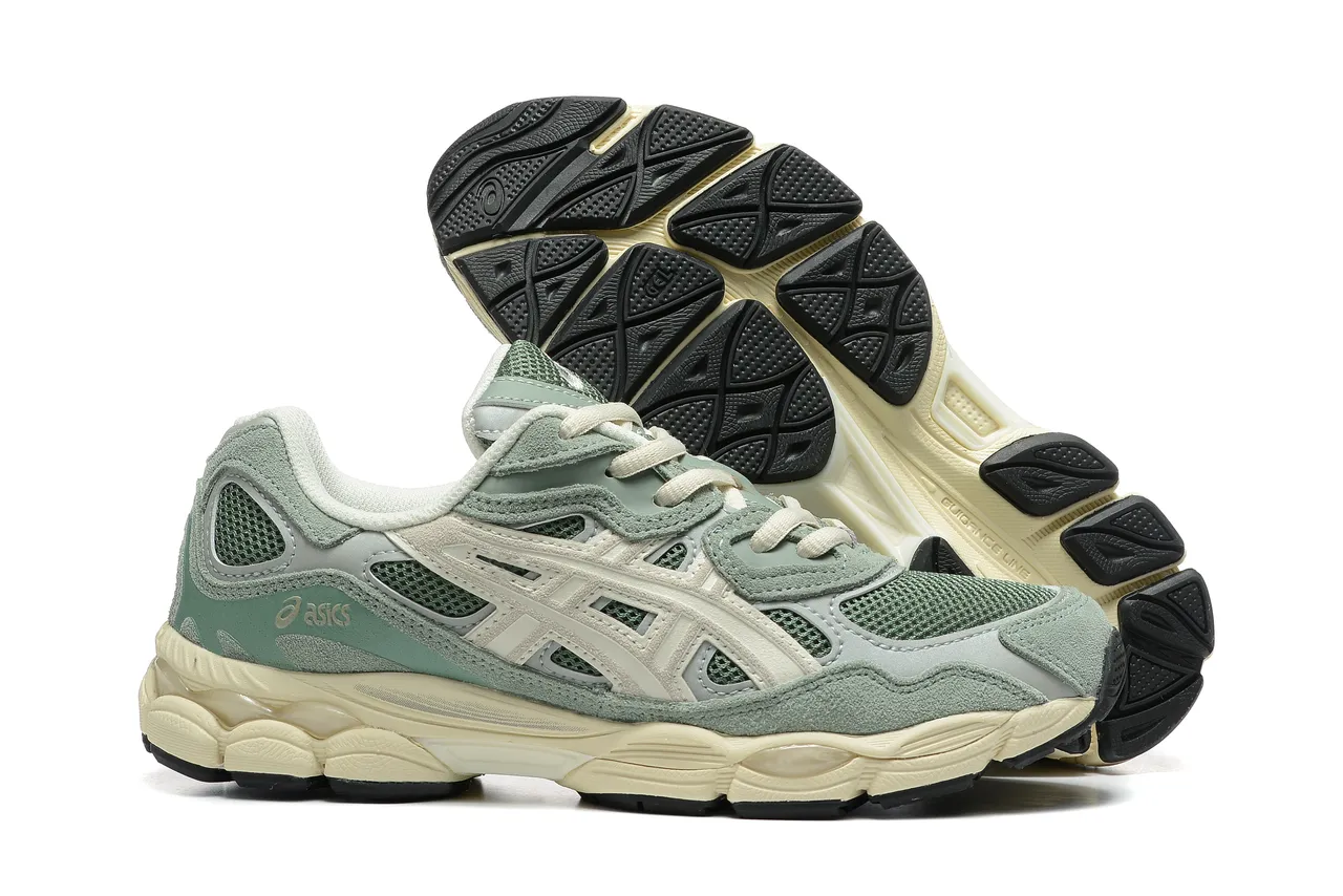 ASICS Gel-Lyte III verde salvia creme tênis de corrida 3