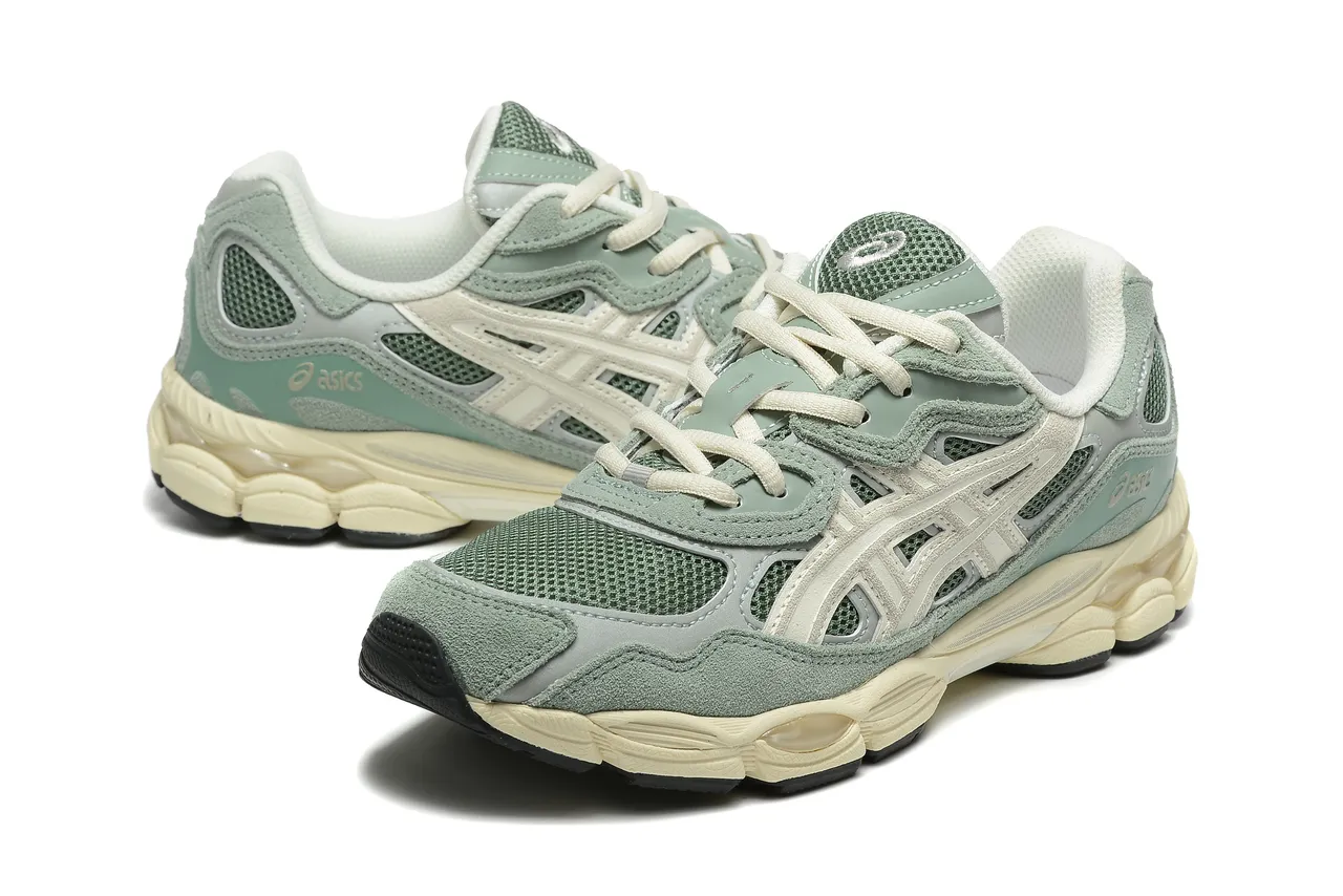ASICS Gel-Lyte III verde salvia creme tênis de corrida 6