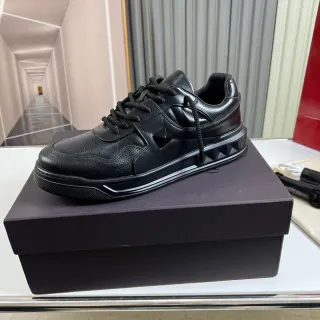 Balenciaga Defender All-Black Couro Lifestyle Sneakers