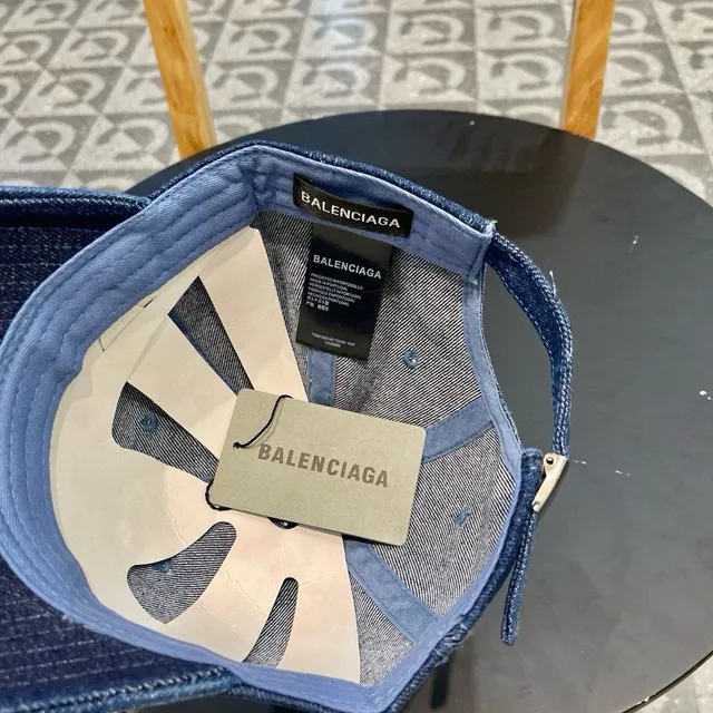 Balenciaga Denim BB Logo Baseball Cap 9