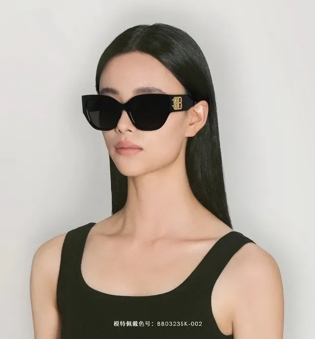 Balenciaga Le Cagole Coral Pink Gold Logo Sunglasses 2