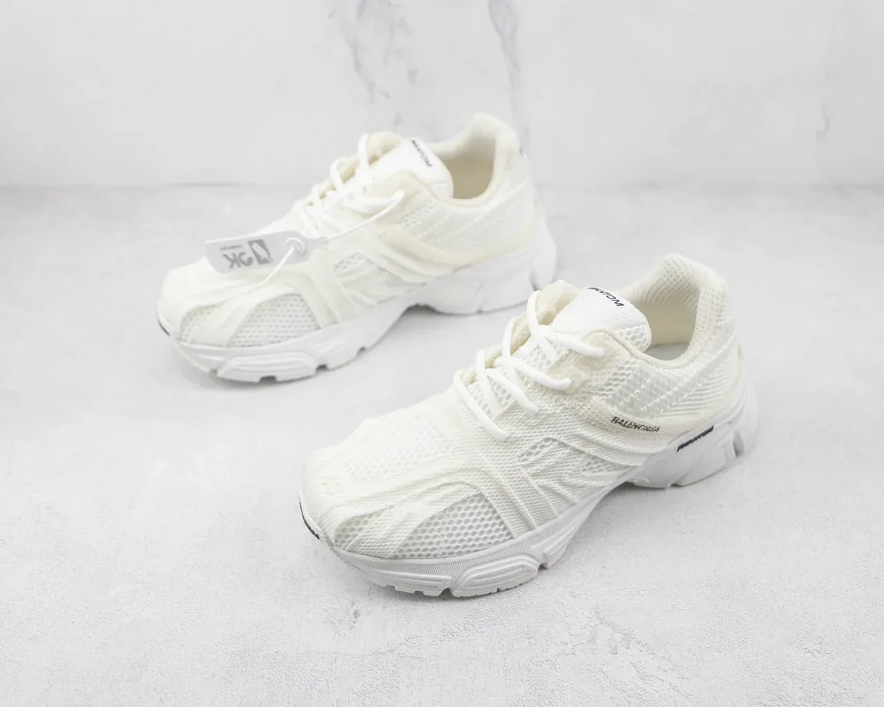 Balenciaga Phantom White Mesh Chunky Sneakers 4