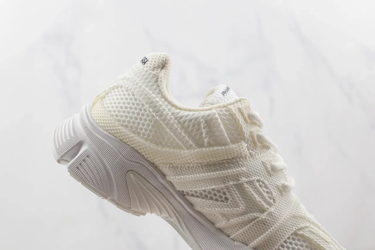 Balenciaga Phantom White Mesh Chunky Sneakers 5