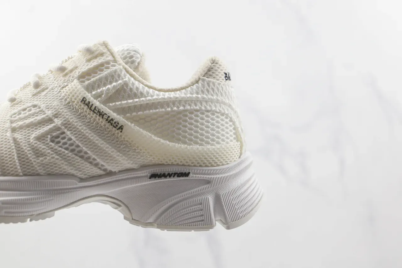 Balenciaga Phantom White Mesh Chunky Sneakers 7