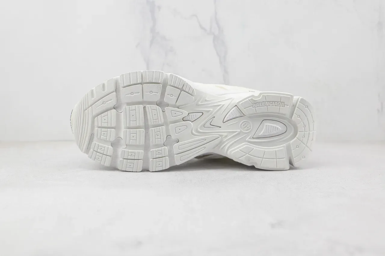 Balenciaga Phantom White Mesh Chunky Sneakers 8