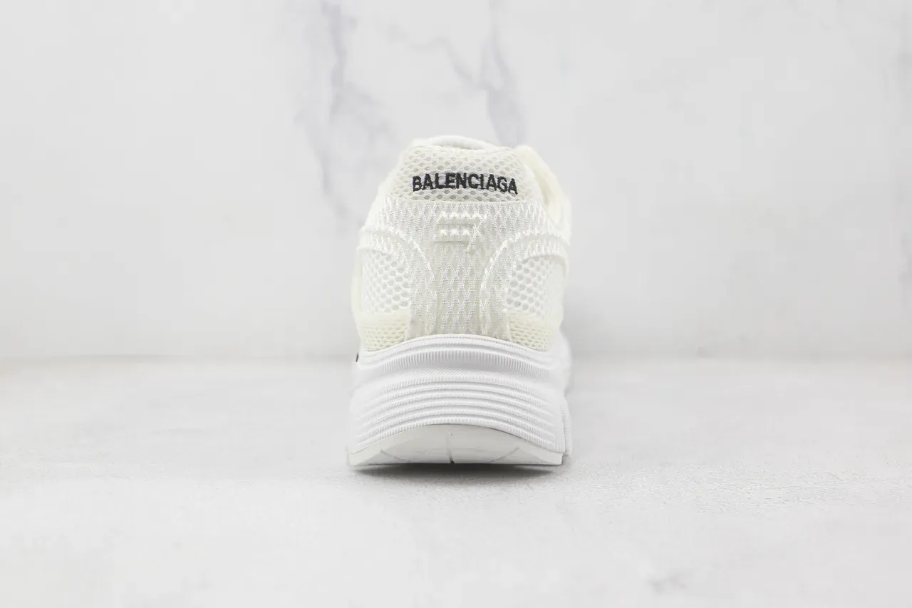 Balenciaga Phantom White Mesh Chunky Sneakers 9