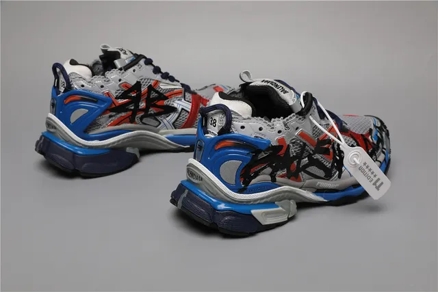 Balenciaga Runner Tênis Chunky Multicolor Malha e Sintético 3