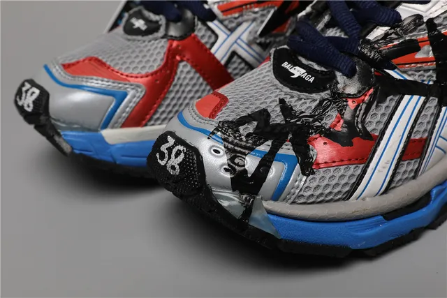 Balenciaga Runner Tênis Chunky Multicolor Malha e Sintético 4