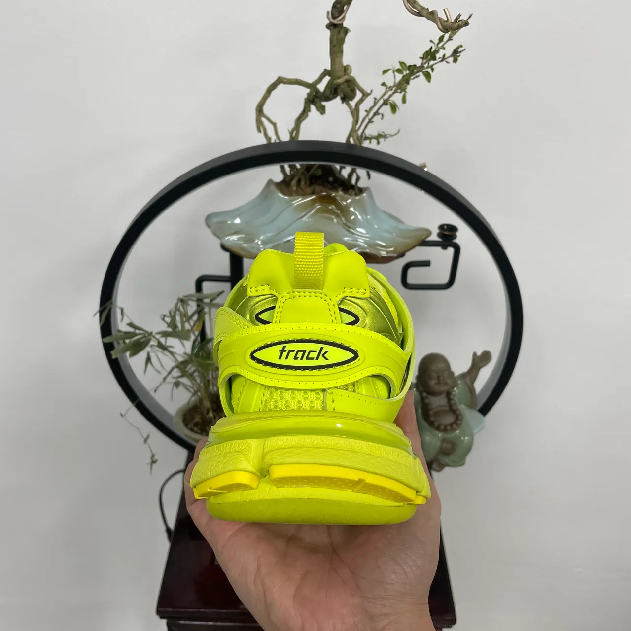 Balenciaga Runner Neon Yellow Chunky Sneakers 5