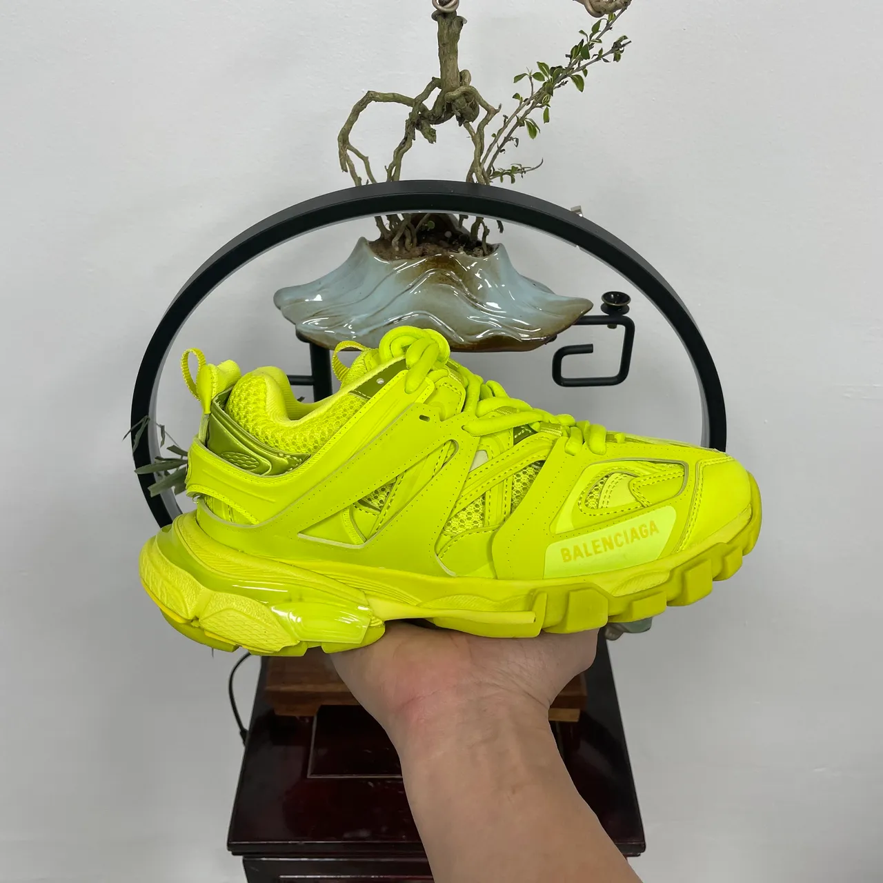 Balenciaga Runner Neon Yellow Chunky Sneakers 8